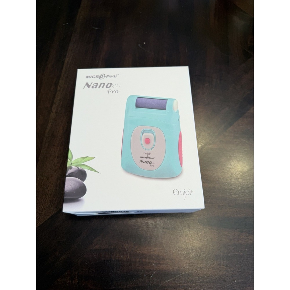 NEW Emoji Micro-Pedi Nani Pro  Teal portable Pedicure Callus Remover